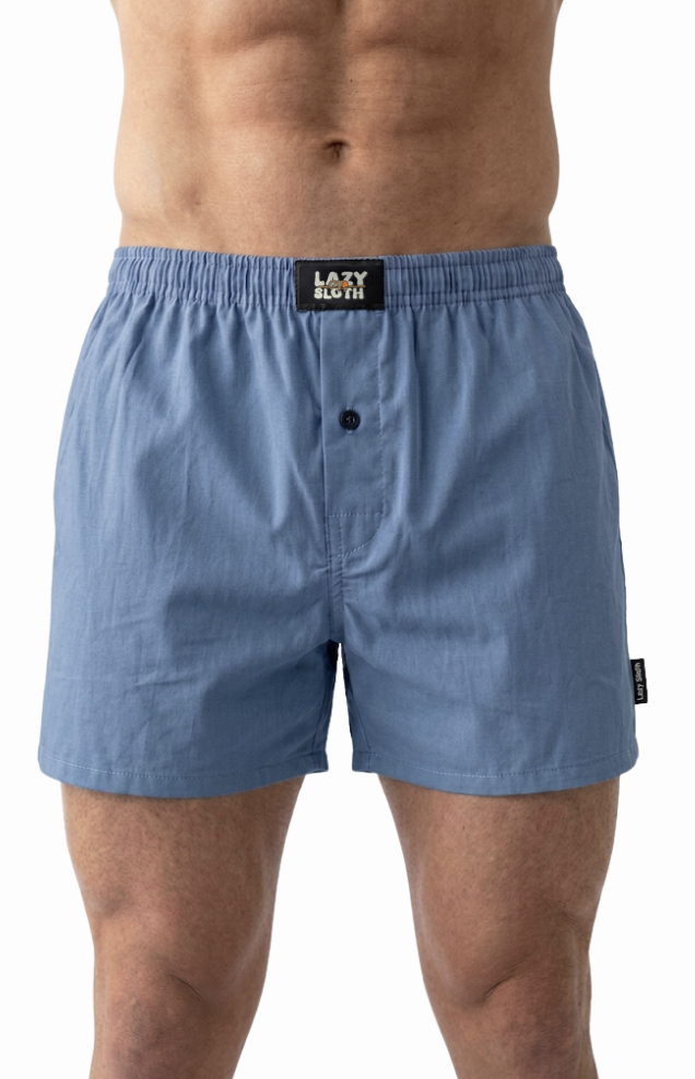 LAZY SLOTH Men’s Ultra-Comfort Inner Boxer – Midnight Drift Edition Navy Blue